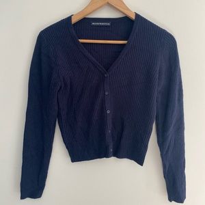 Brandy Melville navy knit cardigan sweater